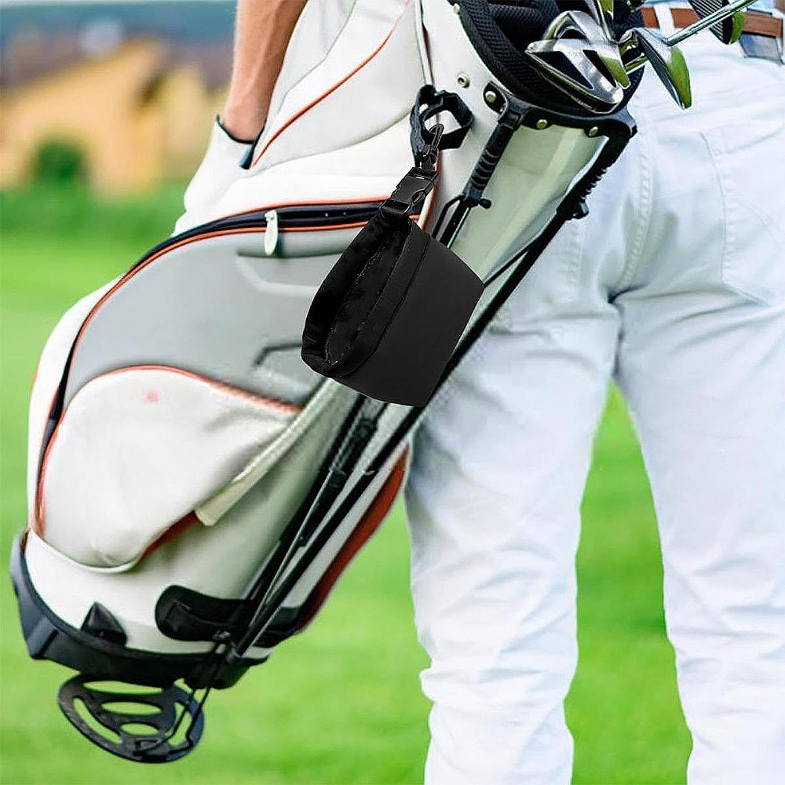 Golf Equipment Gifts - Yeniden Kullanılabilir Golf Topu Temizleme Çantası,