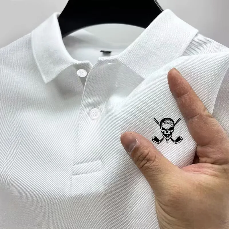 Golf Equipment Logo - 2024 yeni kafatası Golf logosu erkek