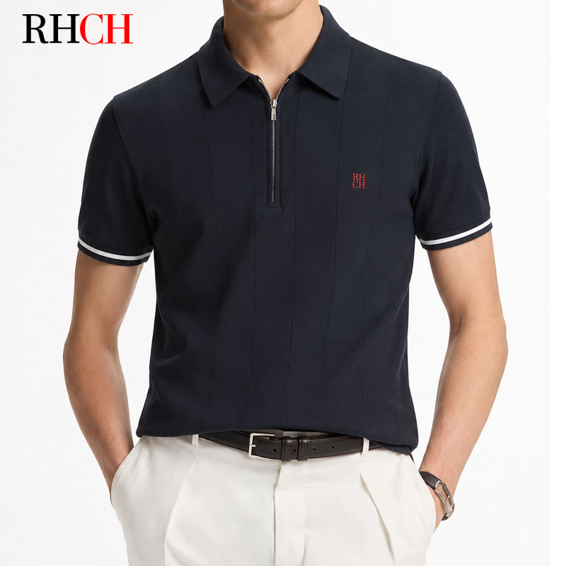 RHCH Erkek Yarım Fermuarlı Pol - Golf Equipment Logo incelemesi ve fiyatı