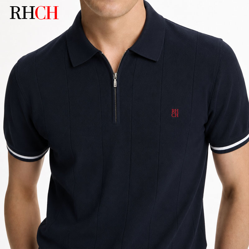 RHCH Erkek Yarım Fermuarlı Pol - Golf Equipment Logo incelemesi ve fiyatı