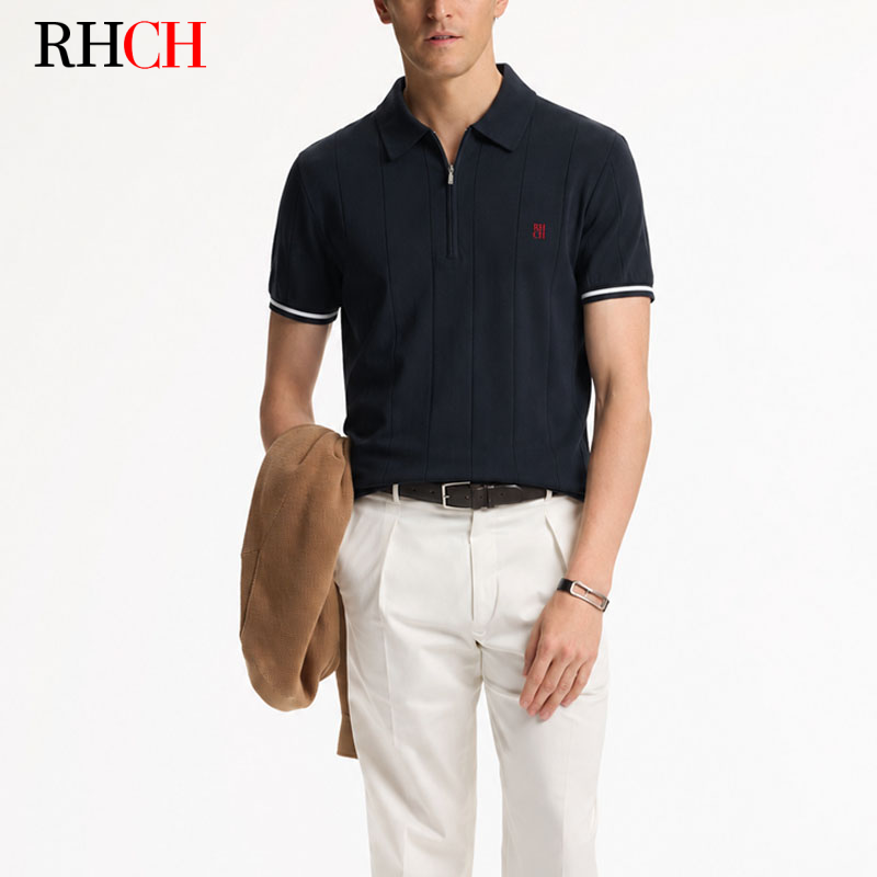 RHCH Erkek Yarım Fermuarlı Pol - Golf Equipment Logo incelemesi ve fiyatı