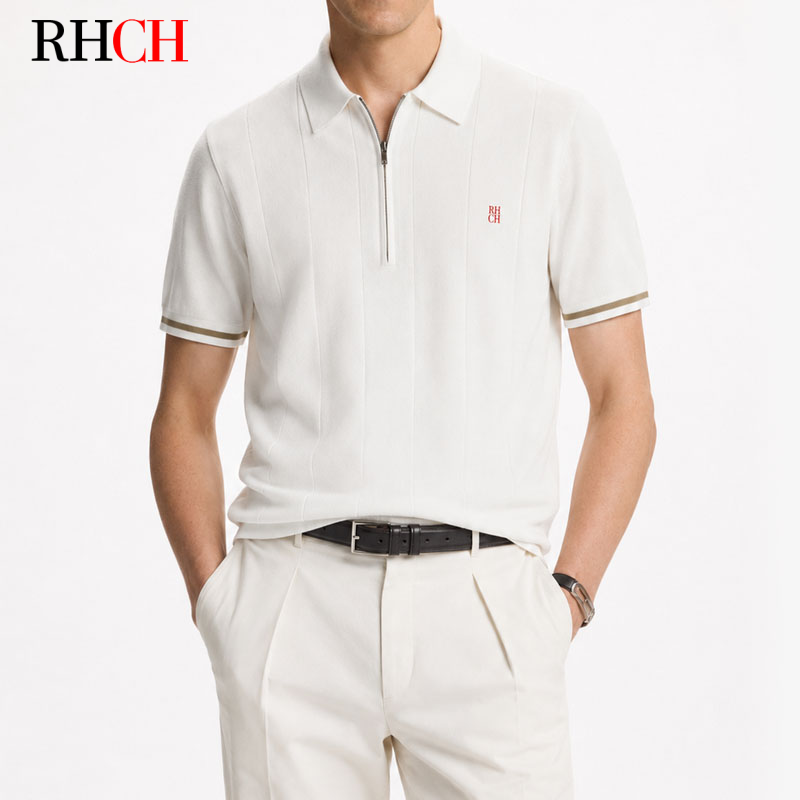 RHCH Erkek Yarım Fermuarlı Pol - Golf Equipment Logo incelemesi ve fiyatı