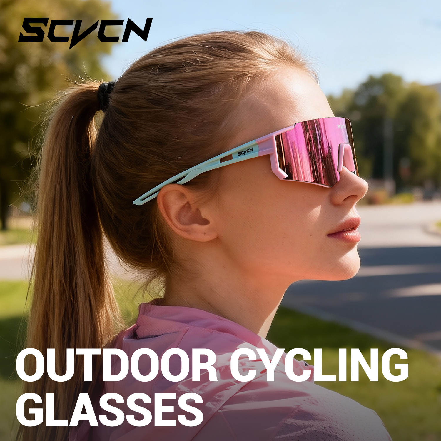 SCVCN Pembe Bisiklet Gözlüğü B - Golf Equipment Photos incelemesi ve fiyatı